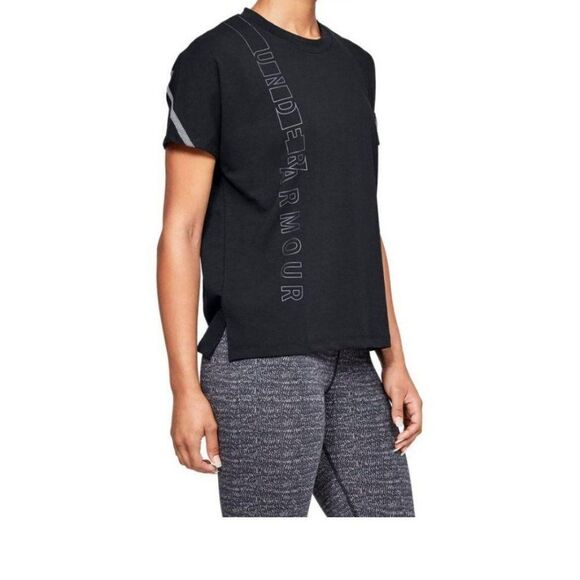 Under Armour Women's Lighter Longer Loose Fit Athleisure Athletic Gym Tee Sh… - Picture 2 of 8